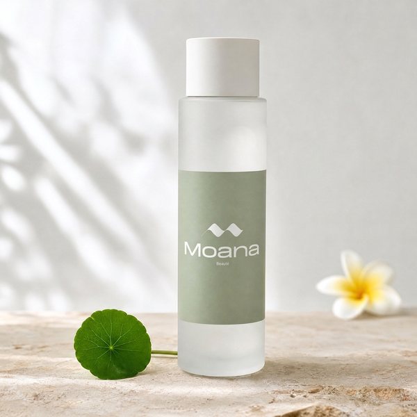 Centella Calming Toner, a tall frosted bottle